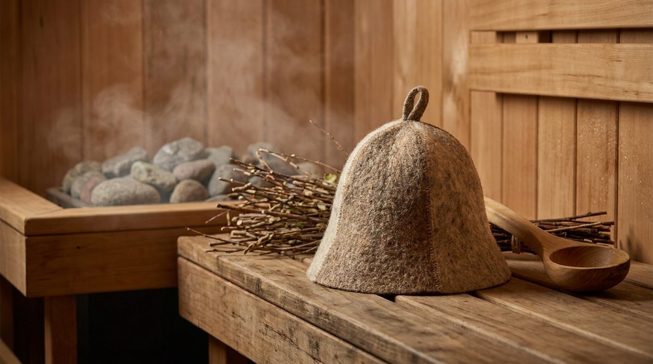 Why Your New Wool Sauna Hat Smells (and Why That's a Good Sign)