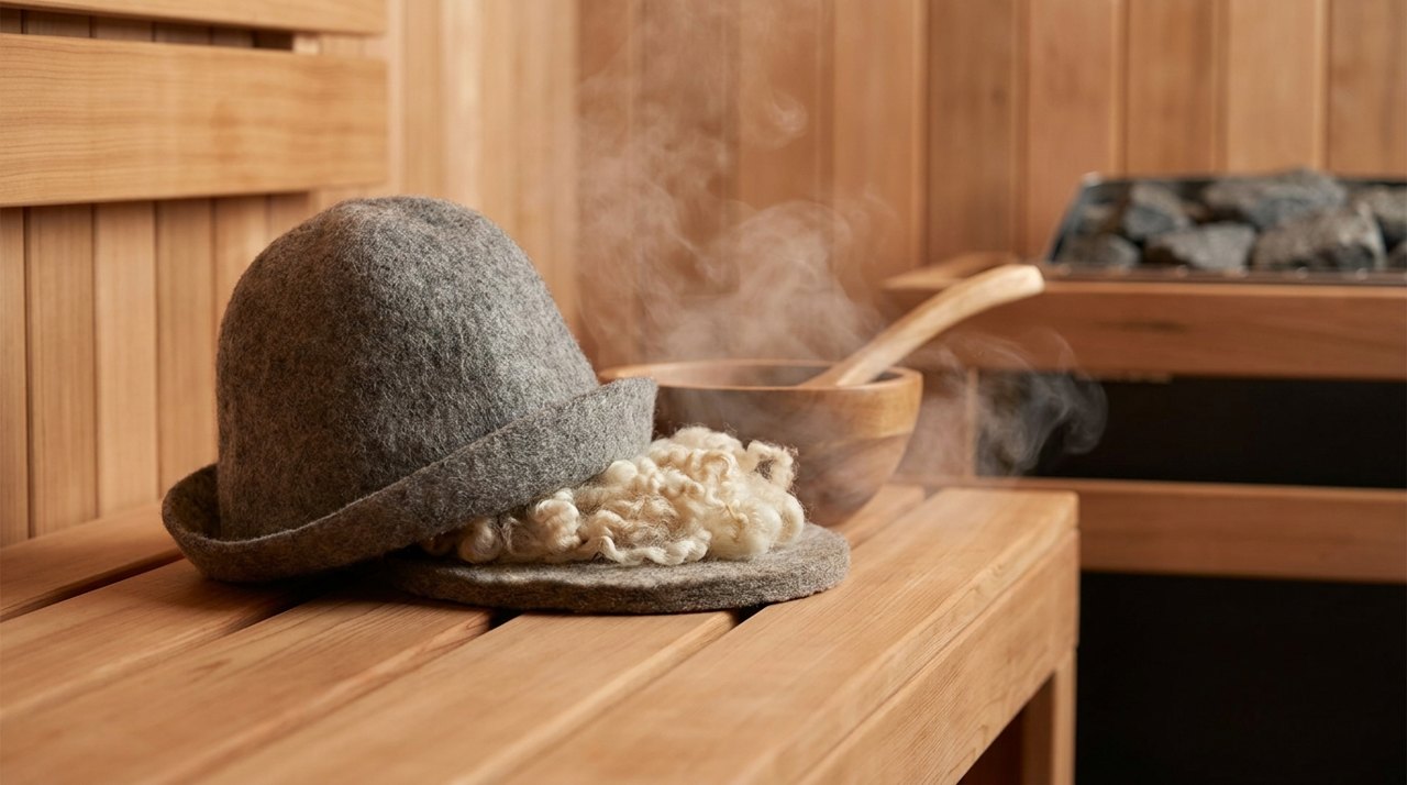 Why Wool Insulates: Crimped Fibers, Trapped Air and the Physics of Felt